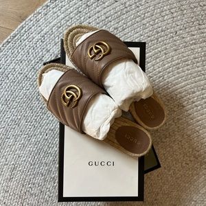 Gucci Marmont Espadrilles / Colour: Dusty Pink (taupe)